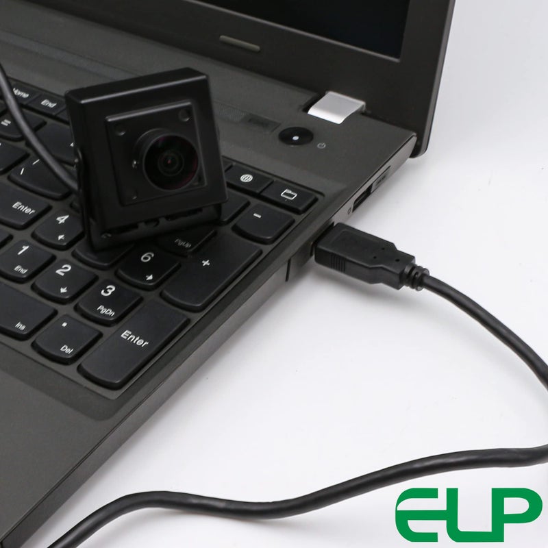 ELP 1080P USB Camera with Microphone for Computer & Raspberry Pi - Mini UVC USB2.0 Low Light Webcam with Audio Video, H.264 Sony IMX323 Sensor, 0.01lux - Image 5
